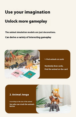Babyood Farm Animals Toys – Educational Early Learning Animal Playset