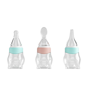 Babyood Silicone Feeder Baby  with Measuring Cup