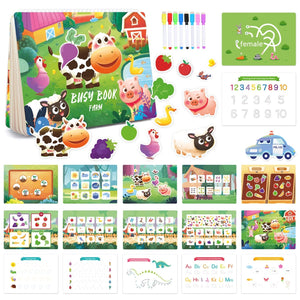 Babyood Nursery Rhymes Book – Dinosaur Theme Busy Book for Early Education