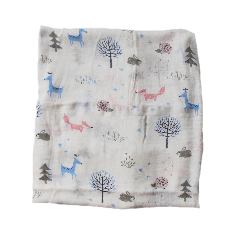 Babyood Bamboo Muslin Swaddle – Neutral Receiving Blanket for Newborns