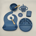 Babyood Silicone Feeding Set – 10-Piece Baby Dinnerware for Kids