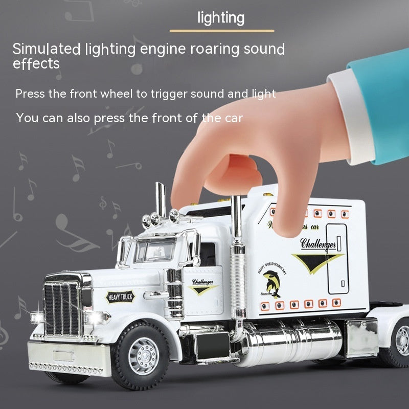 Babyood Trailer Head Alloy Car Model Toy – Zinc Alloy Truck Model