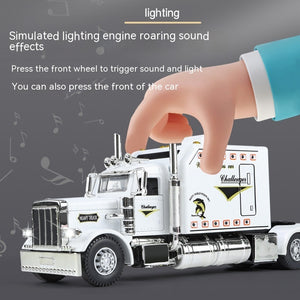 Babyood Trailer Head Alloy Car Model Toy – Zinc Alloy Truck Model
