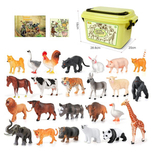 Babyood Farm Animals Toys – Educational Early Learning Animal Playset