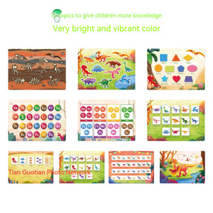 Babyood Nursery Rhymes Book – Dinosaur Theme Busy Book for Early Education