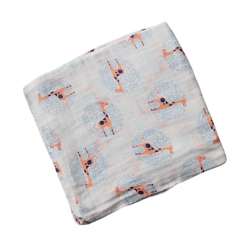Babyood Bamboo Muslin Swaddle – Neutral Receiving Blanket for Newborns