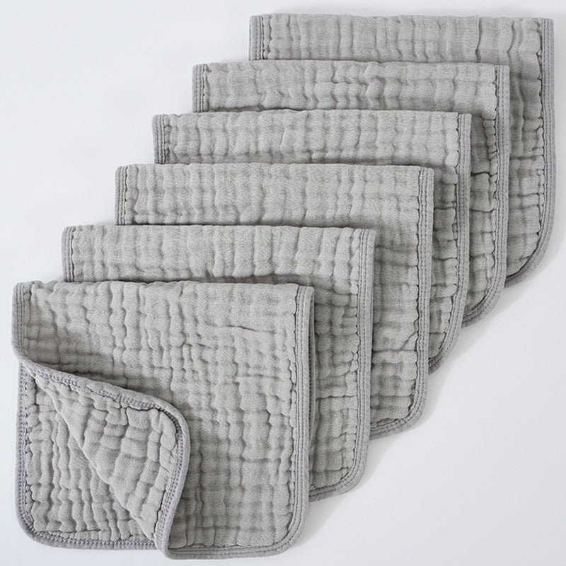 Babyood Organic Burp Cloths – 6-Pack Muslin Cotton Extra Soft Baby Burping Cloths