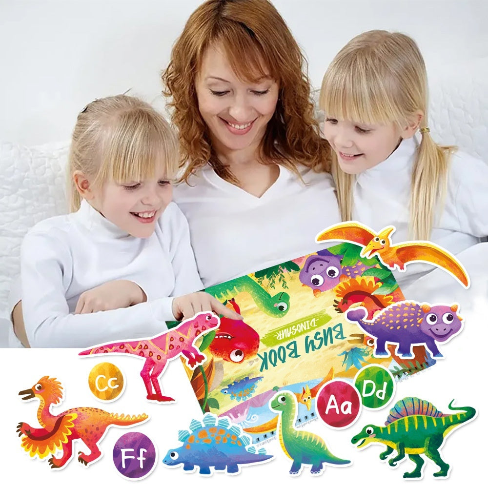 Babyood Nursery Rhymes Book – Dinosaur Theme Busy Book for Early Education