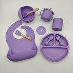 Babyood Silicone Feeding Set – 10-Piece Baby Dinnerware for Kids