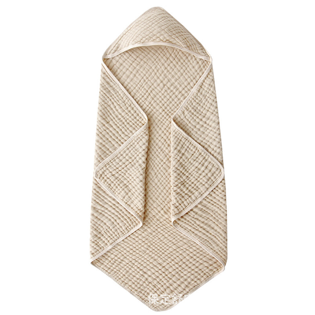 Babyood Hooded Muslin Baby Towels – Soft Cotton Bath Towel for Newborns