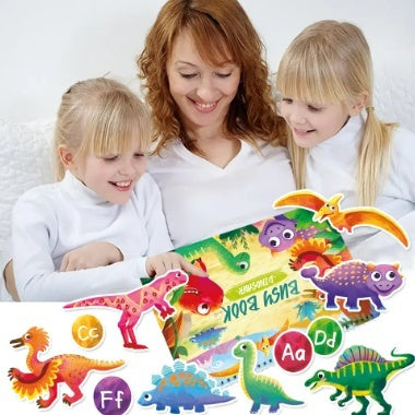 Babyood Nursery Rhymes Book – Dinosaur Theme Busy Book for Early Education