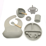 Babyood Silicone Feeding Set – 10-Piece Baby Dinnerware for Kids