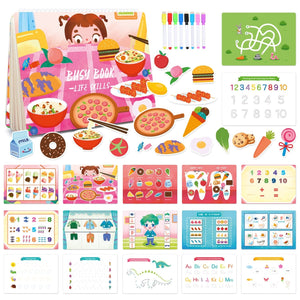 Babyood Nursery Rhymes Book – Dinosaur Theme Busy Book for Early Education