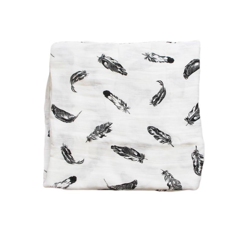 Babyood Bamboo Muslin Swaddle – Neutral Receiving Blanket for Newborns