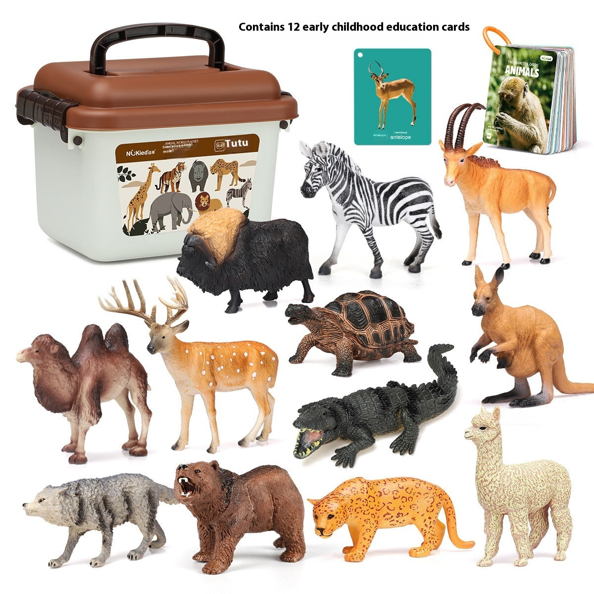 Babyood Farm Animals Toys – Educational Early Learning Animal Playset