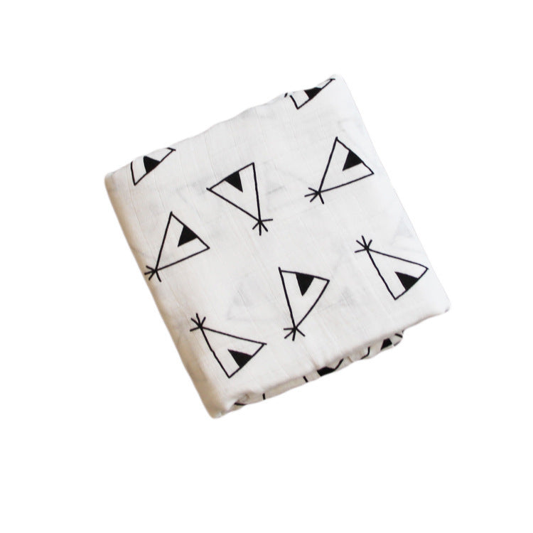 Babyood Bamboo Muslin Swaddle – Neutral Receiving Blanket for Newborns