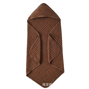 Babyood Hooded Muslin Baby Towels – Soft Cotton Bath Towel for Newborns