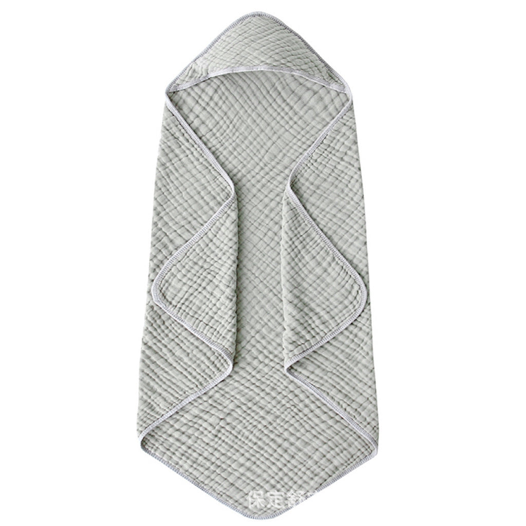 Babyood Hooded Muslin Baby Towels – Soft Cotton Bath Towel for Newborns