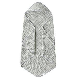 Babyood Hooded Muslin Baby Towels – Soft Cotton Bath Towel for Newborns