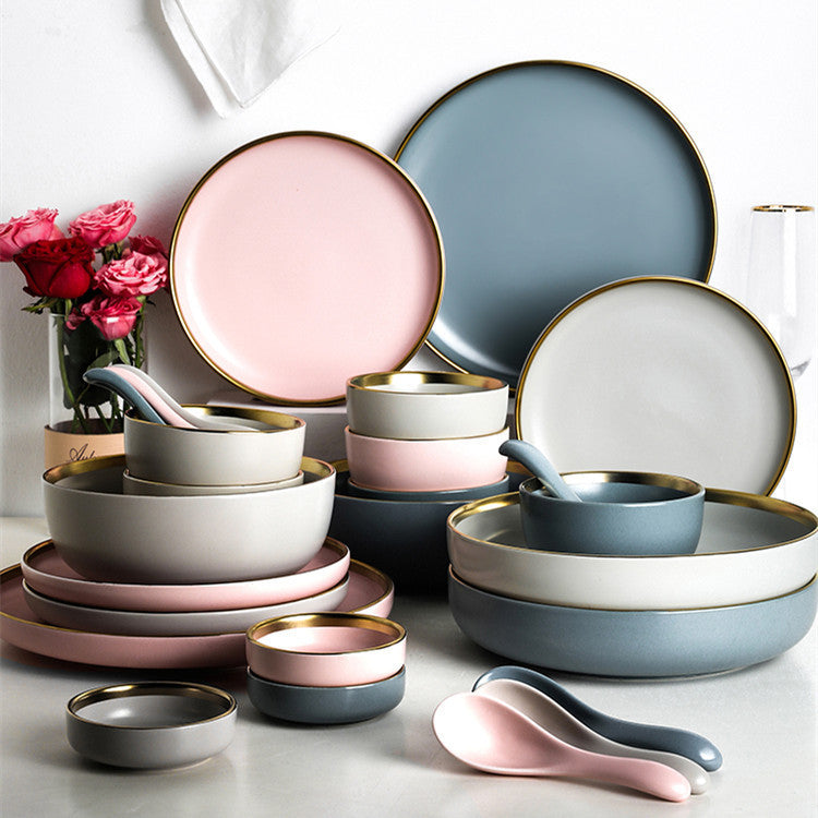 Babyood Kids Utensils – Nordic Style Porcelain Bowls & Dining Set