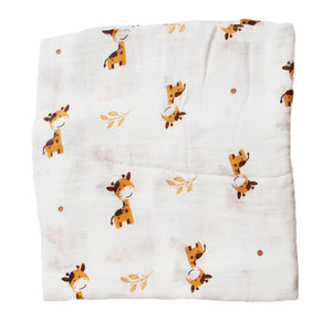 Babyood Bamboo Muslin Swaddle – Neutral Receiving Blanket for Newborns