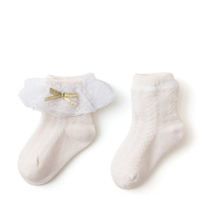 Product Name (Front-End): Babyood Baby Socks – Girls & Boys Breathable Lace Cotton Socks (4 Pairs)