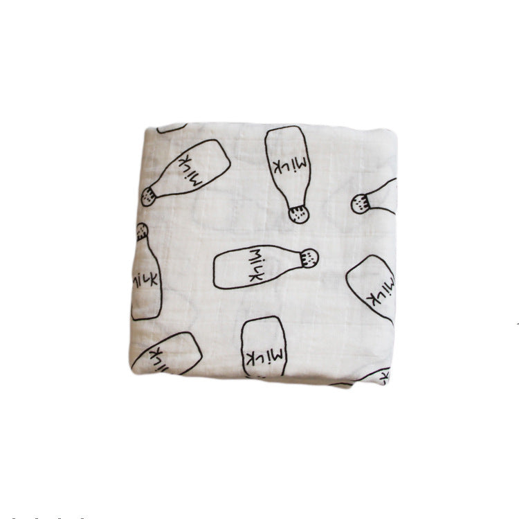 Babyood Bamboo Muslin Swaddle – Neutral Receiving Blanket for Newborns