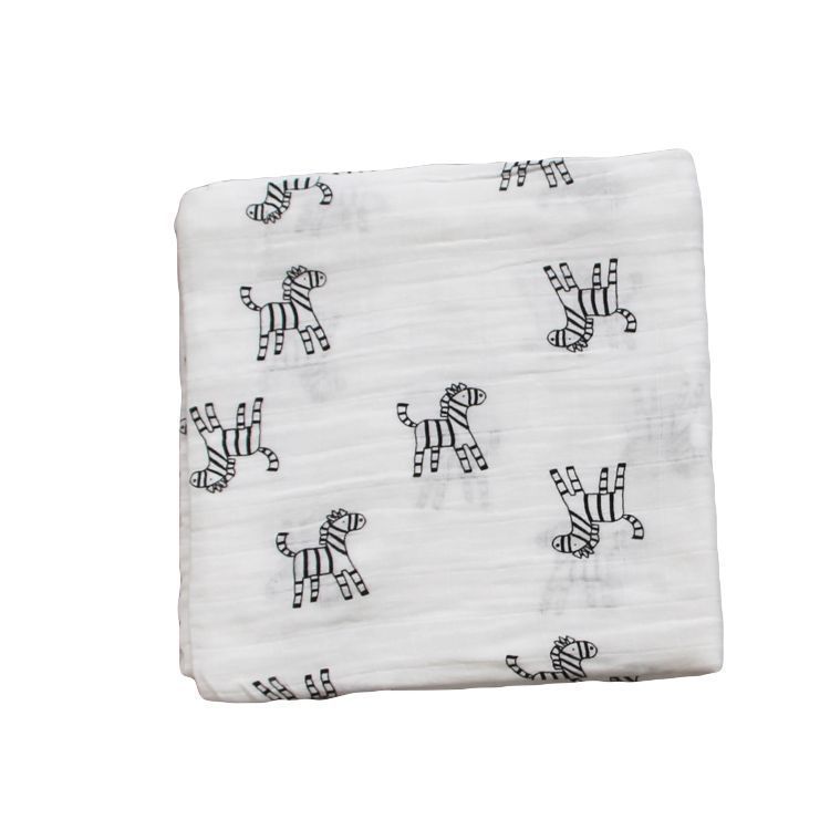 Babyood Bamboo Muslin Swaddle – Neutral Receiving Blanket for Newborns