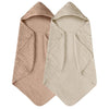 Babyood Hooded Muslin Baby Towels – Soft Cotton Bath Towel for Newborns