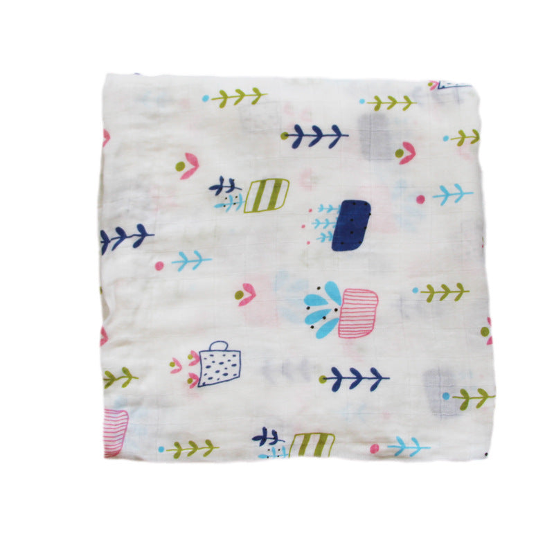 Babyood Bamboo Muslin Swaddle – Neutral Receiving Blanket for Newborns