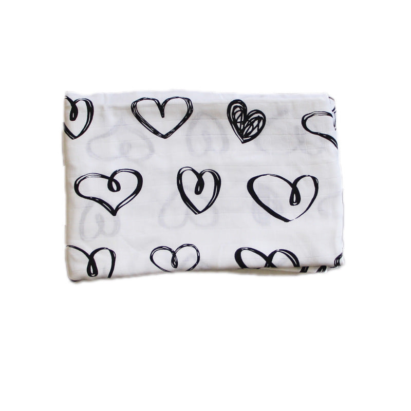 Babyood Bamboo Muslin Swaddle – Neutral Receiving Blanket for Newborns