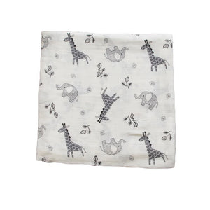 Babyood Bamboo Muslin Swaddle – Neutral Receiving Blanket for Newborns