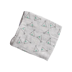 Babyood Bamboo Muslin Swaddle – Neutral Receiving Blanket for Newborns